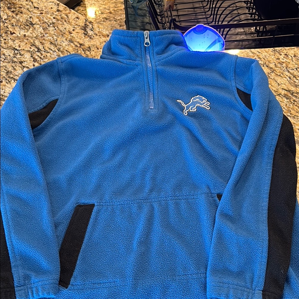 Blue and Black Men's Sweater
